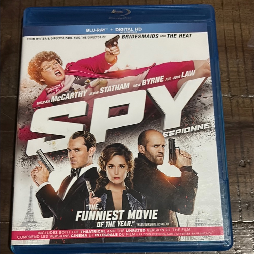 Spy Blu-ray Disc - 5/$20